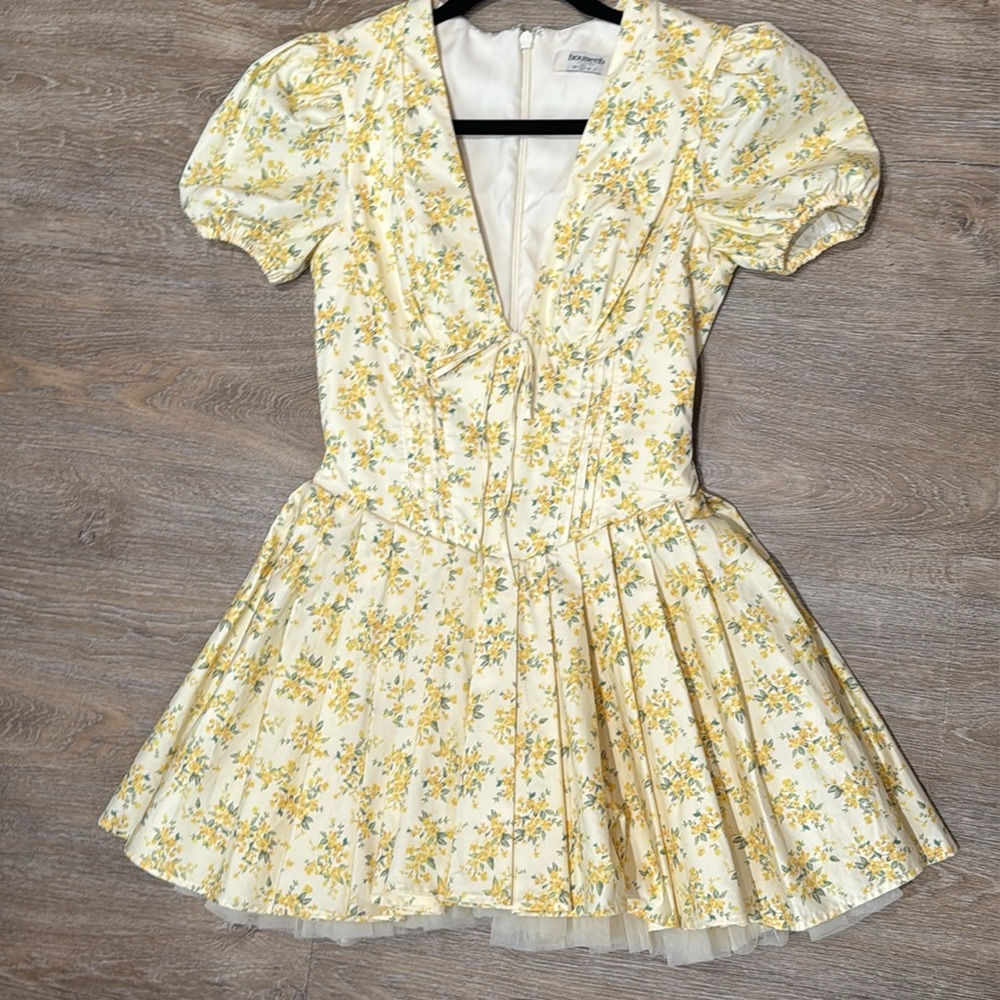 Imani Yellow Floral Dress